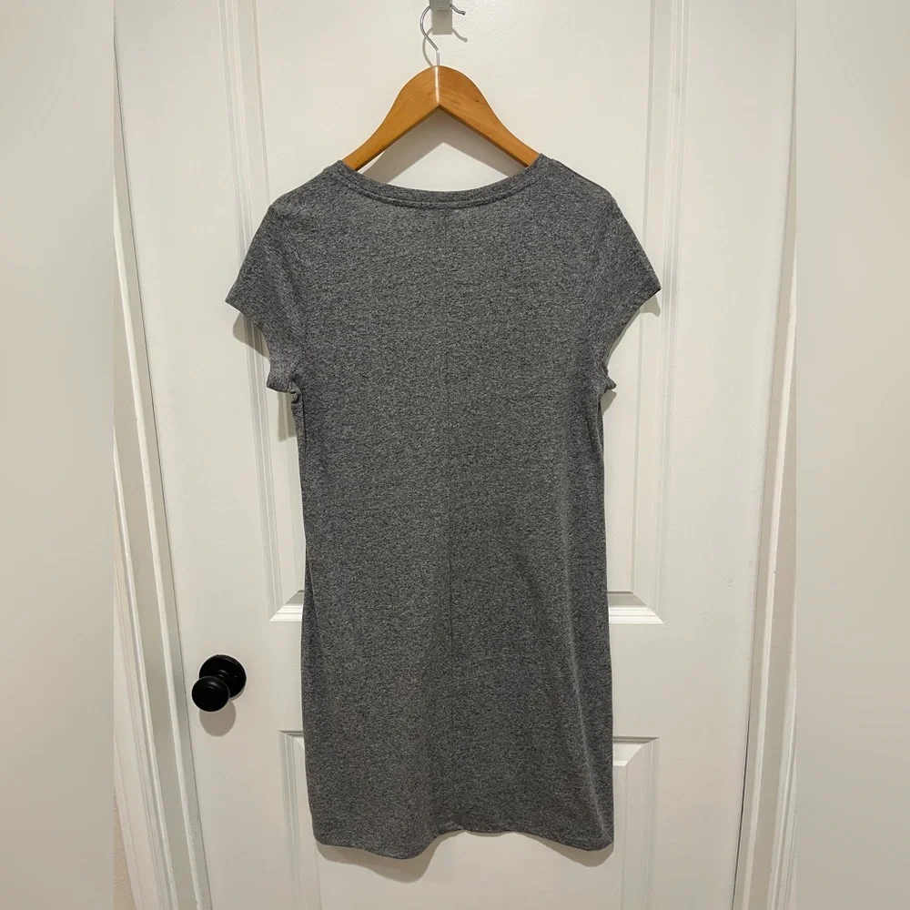 GAP Women's Charcoal T-shirt Dress - Picture 2 of 4